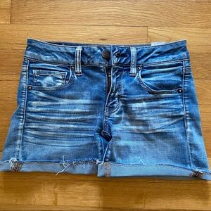 American Eagle Midi Jean Shorts